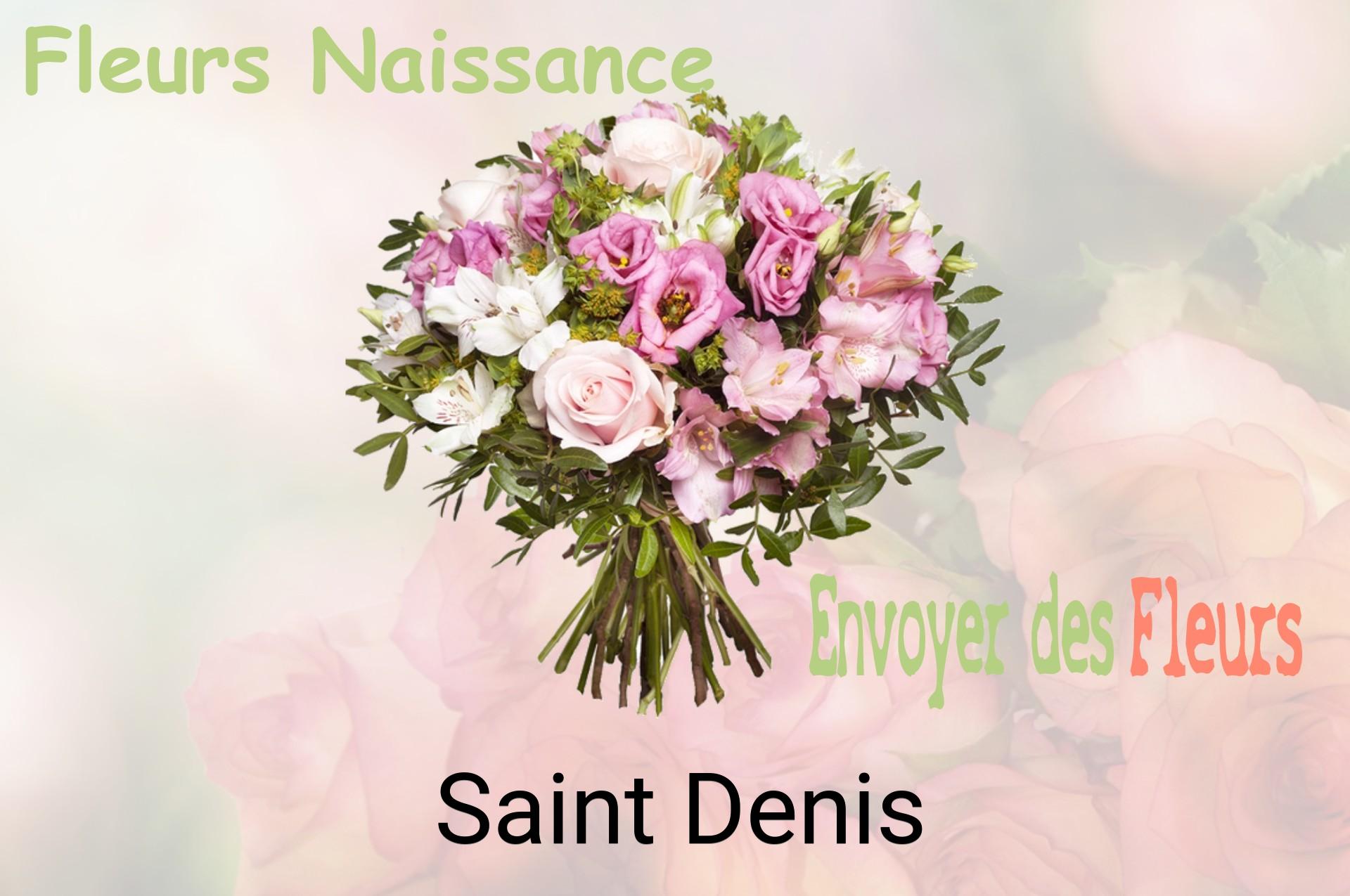 Bouquet de fleurs de naissance livré à Saint-Denis